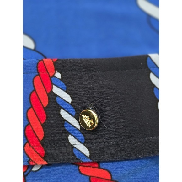 Lauren Ralph Lauren Slim Fit Rope-Print Jersey Shirt, Size 2XL - Picture 7 of 9